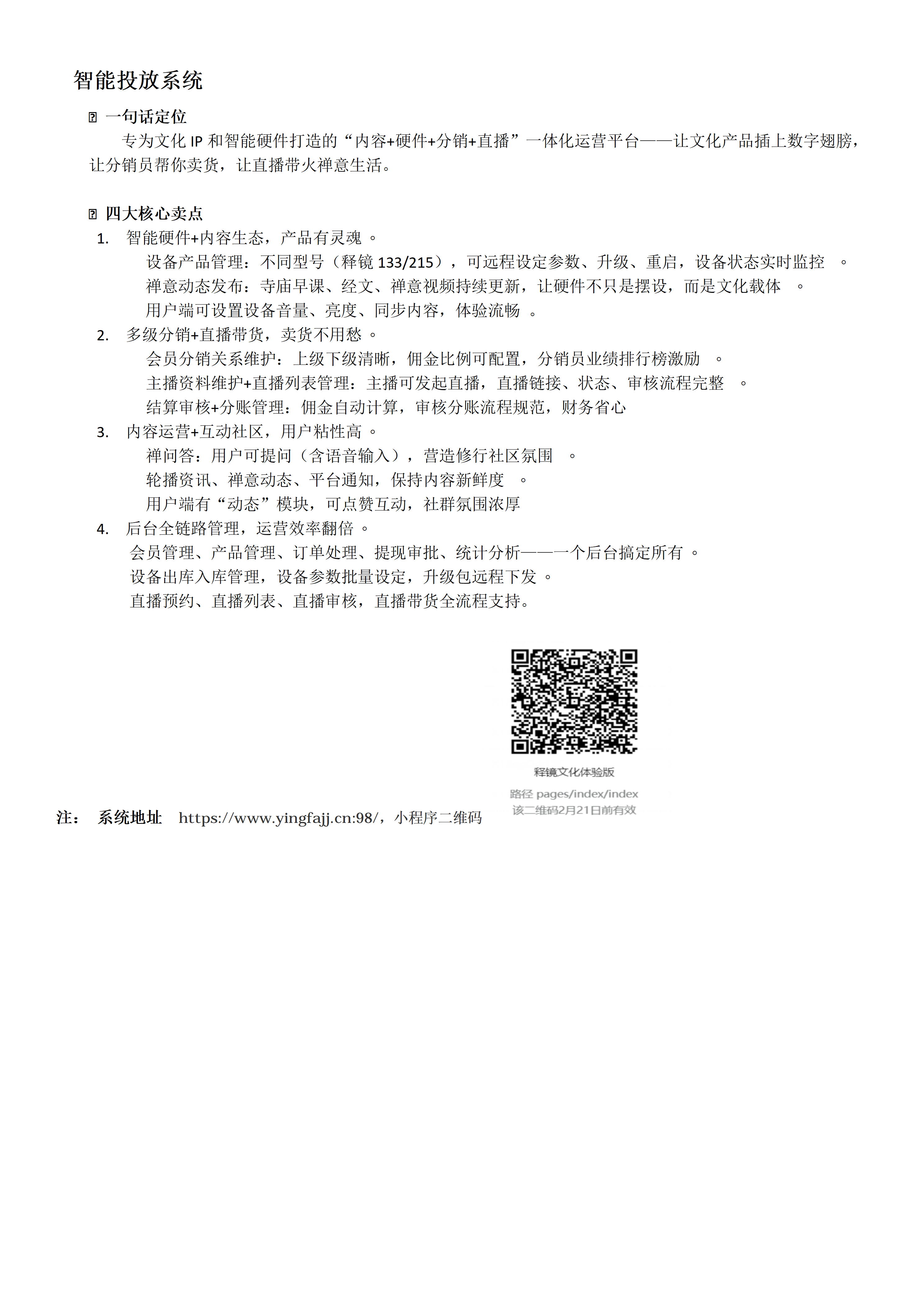 智能投放系统